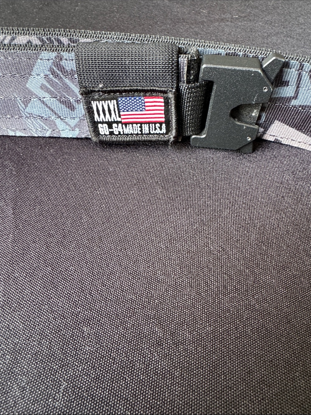 We the People Black Men's tactical belt